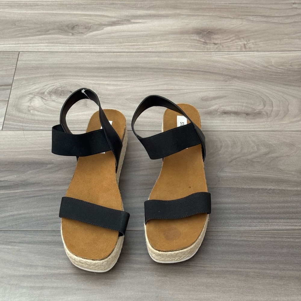 Steve Madden Women's Black Strappy Sandals